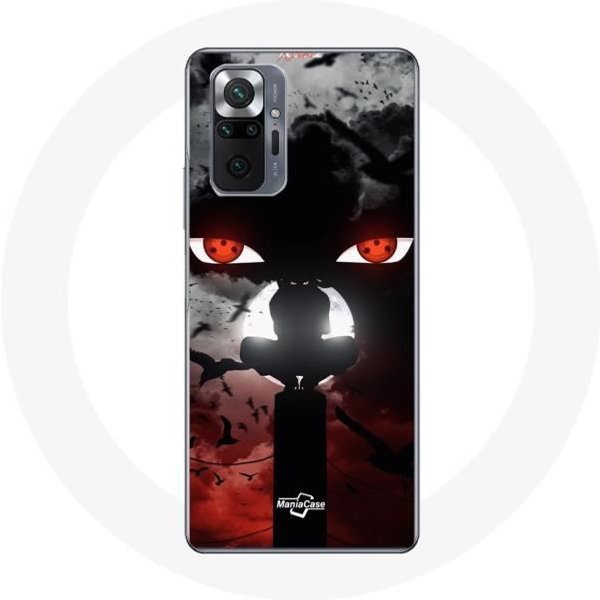 Funda Para Xiaomi Redmi Note 10 Pro Itachi Uchiwa Naruto Arte Anime-image