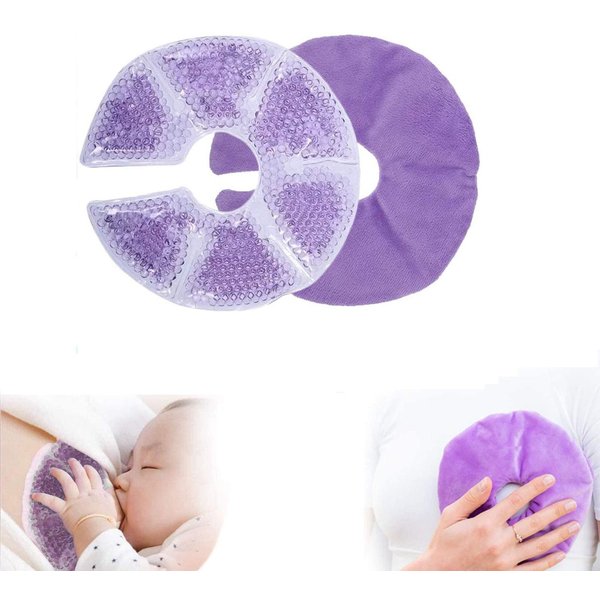 Almohadillas De Terapia Para El Pecho, Almohadillas De Gel FríO Para Lactancia, Esenciales Para La Lactancia Y RecuperacióN Postparto, Alivio Del Dolor En La Lactancia-image