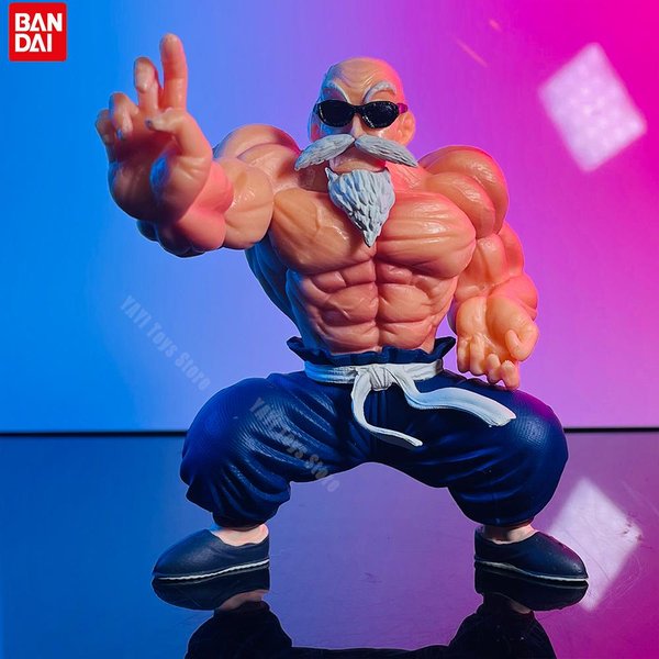 Nowa Figurka Anime Dragon Ball Mistrz Roshi Figurka Akcji Forma WzmacniająCa MięśNie Zabawki Prezenty Model PVC Ozdoba Kolekcjonerska Brown-image