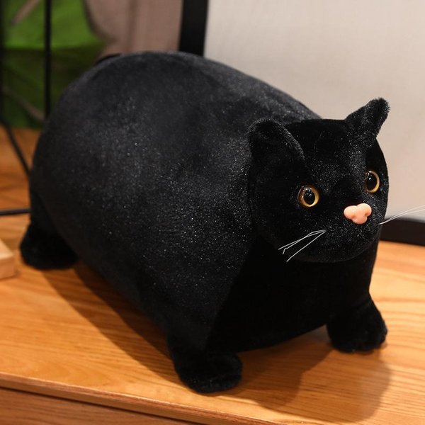 30/50 Cm Symulacja 3D Super Grube Koty Pluszowe Wypchane Zwierzę Urocza Realistyczna Zabawka Lalka Kot Zabawki Dla ZwierząT Dekoracja Domu Prezent Dla Dziewczynek Urodziny 30Cm-image