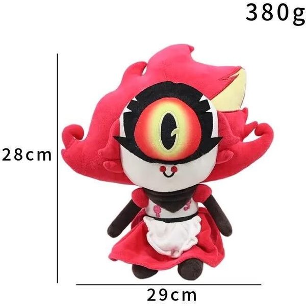 Juguetes De Peluche Divertidos De Hazbin Niffty Juego Hotel Niffty Payaso MuñEco Relleno Fans Regalos De CumpleañOs Navidad Fiesta De MuñEcas DecoracióN Coleccionar-image