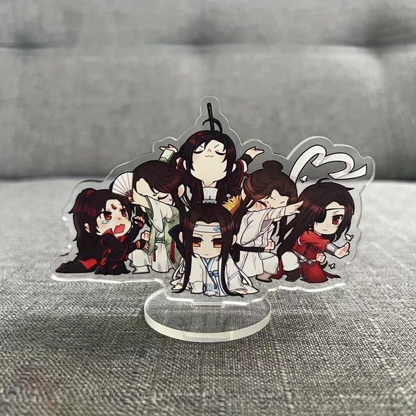 Anime Mo Dao Zu Shi Figurka Akcja 15Cm/12Cm BłOgosłAwieńStwo NiebiańSkiego UrzęDnika Akrylowa Zabawka Model StojąCy Dekoracja Biurka Prezent ŚWiąTeczny 12Cm White-image
