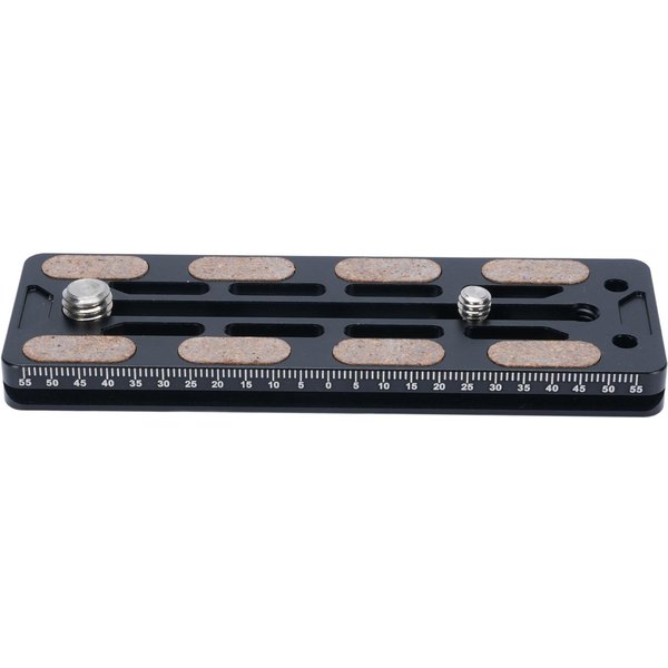 PłYtka Szybkiego Zwalniania 110 Mm Stop Aluminium Mocowanie Statywu Kamery Adapter PłYtka Bazowa Z 14 38 Cala Gray-image