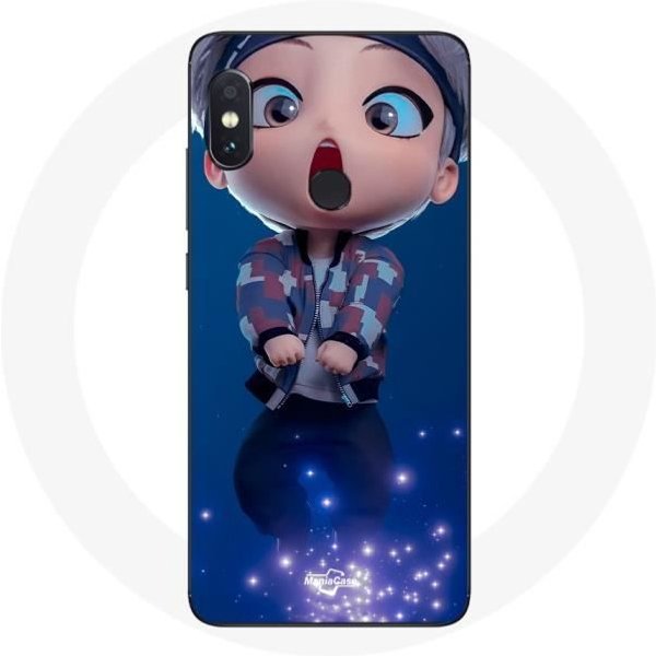 Funda Para Xiaomi Redmi Note 5 AI CáMara Dual BTS Tinytan AnimacióN V Mic Drop-image
