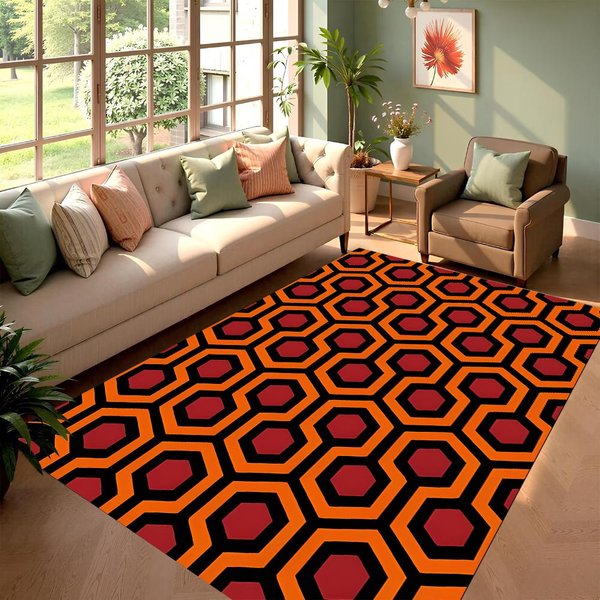 Nowoczesny Geometryczny Dywan SześCiokąTny Abstrakcyjny WzóR Falisty Dywanik Obszarowy MięKka Mata PodłOgowa Do Salonu Sypialni Dekoracja Domu 80X120Cm-image