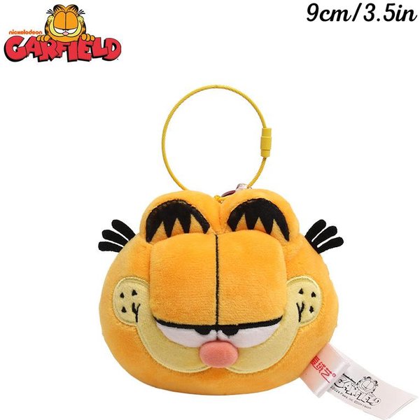 Oryginalny Garfield MięKkie Pluszowe Zabawki Breloczek Uroczy Kot Anime Pluszowe ZwierząTka Lalki Peluche Kawaii KreskóWka Garfield Wisiorek Prezenty-image