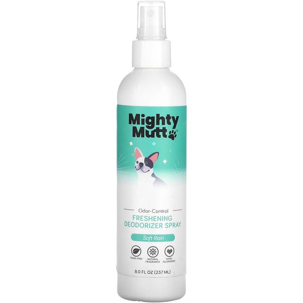Mighty Mutt, Spray Desodorizante Refrescante, Perro, Lluvia Suave, 8 Fl Oz (237Ml) Blue-image