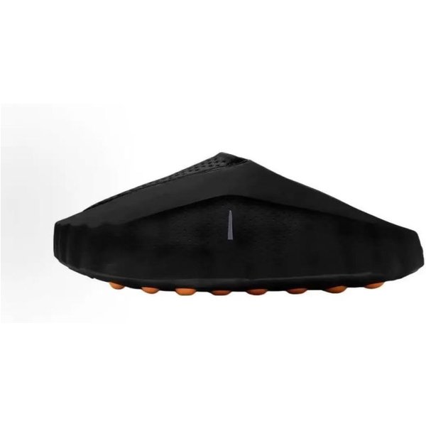Pantuflas Unisex CóModas De Suela Gruesa, Cerradas Y Sin Cordones 46 Black-image