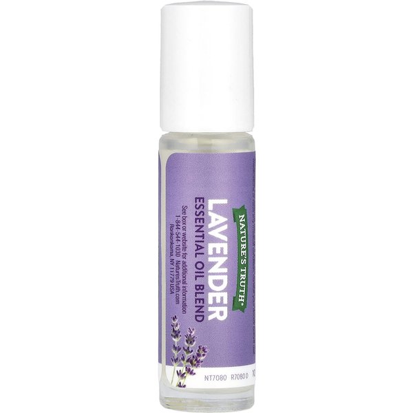 Nature's Truth, Essential Oil, Portable Roll-On, Rejuvenating Lavender, 10 Ml (0.33 Fl Oz)-image