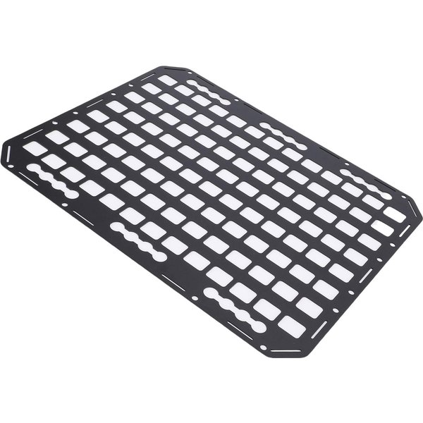 Panel Molle Do Skrzyni BiegóW CiężAróWki 17X21,3X0,08 Cala UżYwać Z Szynami L Organizer Do Przechowywania ŁAdunku Stojak Na NarzęDzia Do SedanóW Suv-óW PickupóW CiężAróWek Gray-image
