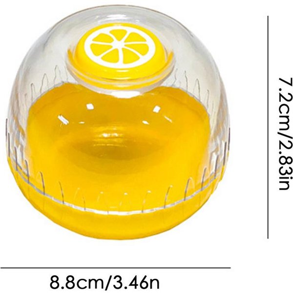 1 Szt. Kreatywny Pojemnik Do Przechowywania Warzyw I OwocóW Do LodóWki Kuchennej Cebula Awokado Pomidory Cytryna Pojemnik Do Przechowywania ŚWieżOśCi Yellow-image