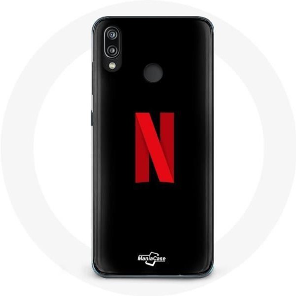 Funda - Huawei - P20 Lite - Logo Netflix - Flexible - ProteccióN TeléFono Negro-image