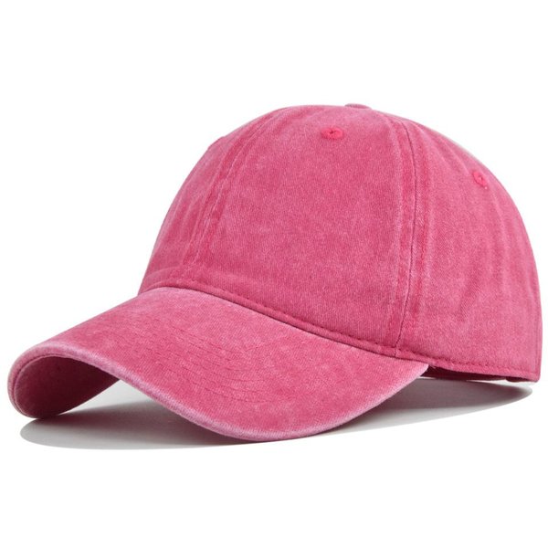 Gorra De BéIsbol De AlgodóN Lavado Retro Para Hombre Y Mujer Gorra Snapback Gorras Hip Hop Gorra Lisa Gorra Tipo Bone Gorra Deportiva Casual Para Exteriores-image
