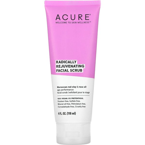 Acure, Radicalmente Rejuvenecedor, Exfoliante Facial, 4 Fl Oz (118 Ml)-image