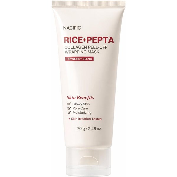 Nacific MáScara Peel-Off Envolvente De Arroz Pepta ColáGeno Cuidado Iluminador Y Reafirmante 70G White-image