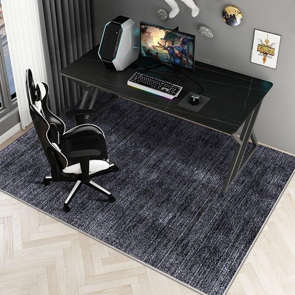 Prosta Mata PodłOgowa Do KrzesłA E-Sportowego, Dywanik Pod Biurko, Obrotowe KrzesłO Komputerowe, Dywan Do Sypialni, Zabrudzony Dywanik Pod Stopy, Dekoracja Domu 40X60Cm 16X24Inch-image