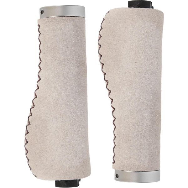 Chwyty Kierownicy Rowerowej ZapobiegająCe PośLizgowi Ergonomiczny Design Sztuczna SkóRa Krowia Chwyty Kierownicy Rowerowej Z KońCóWkami Do RoweróW GóRskich-image