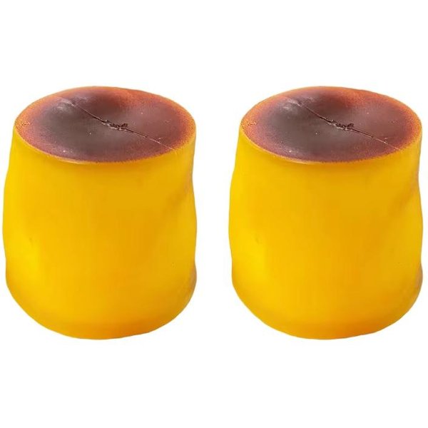 ChrupiąCy DźWięK Karmelowy Pudding Squishy Zabawka RęCznie Robiona DIY PiłEczka Do ŚCiskania Bez Odbicia OdstresowująCa Fidget Zabawka Na Prezent DorośLi Dzieci-image