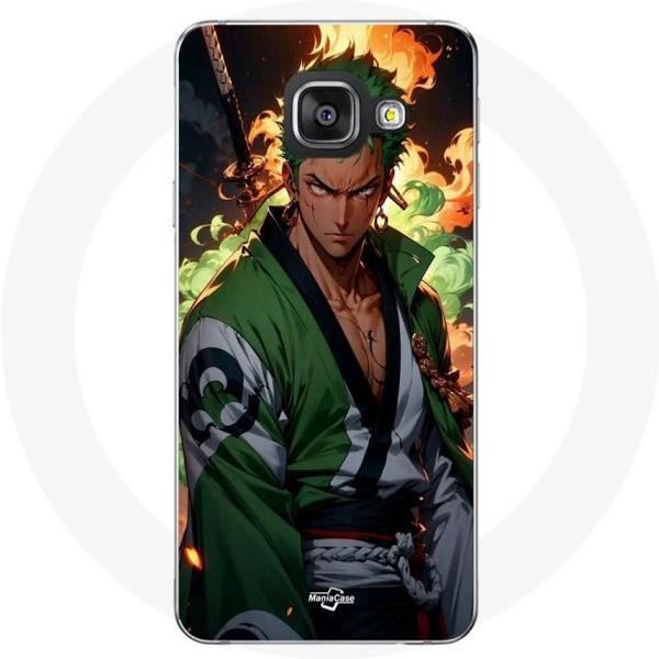 Funda Maniacase Para Samsung Galaxy A5 2016 One Piece Zoro Manga Anime Arte 3D-image