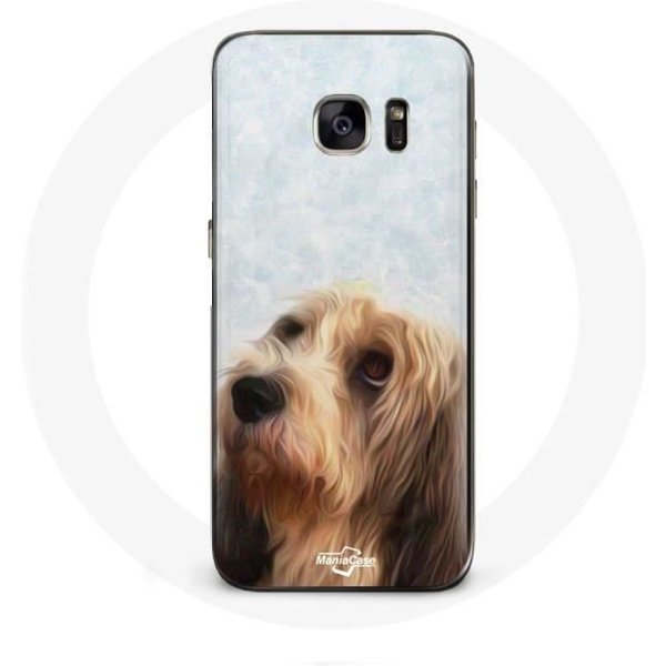 Funda - Petit Basset Griffon VendéEn - Samsung Galaxy S6 - Flexible - Negra - Mixta-image