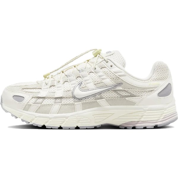 Zapatillas Nike P-6000 Light Bone Platinum Violet Para Mujer Crema Gris Cemento HJ7284-072 40.5 White-image