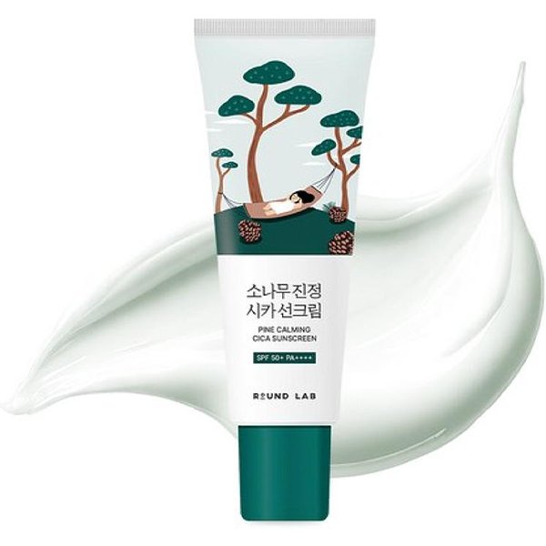Round Lab Pine Cica ŁAgodząCy Krem PrzeciwsłOneczny SPF50+ Pa++++ 40Ml-image