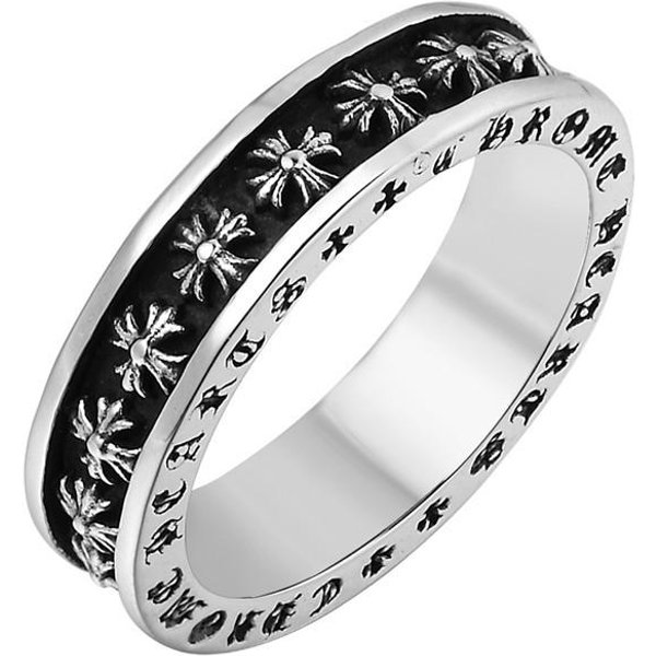 Spersonalizowany MęSki PierśCionek Ze Stali Tytanowej W Stylu Retro 7 White-image