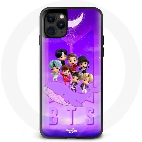 Funda Para Iphone 11 BTS Tinytan AnimacióN PóSter RM Jin Suga J-Hope Jimin Jungkook Y V Zero O’Clock-image