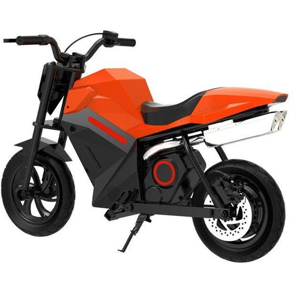 Ovivo ADV250 - Motocykl Elektryczny Dla Dzieci - 21,6 V 4 Ah - Maksymalny ZasięG 14 Km - 12,5 Cala - PomarańCzowy-image