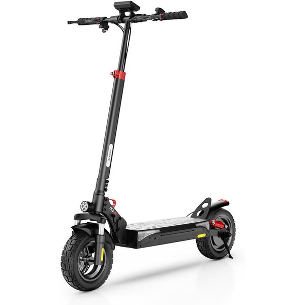 Iscooter IX3 10 Patinete EléCtrico 40KM/H NeumáTico Todoterreno Motor 800W BateríA 48V/10Ah Para 40KM De AutonomíA, Control Por App 800W——Ix3 Negro-image