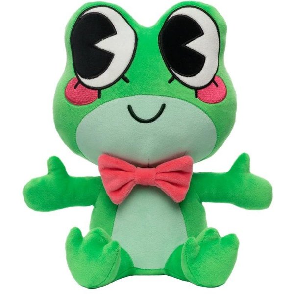 Pluszowa Lalka ŻAba Klaun Urocza Postać Z KreskóWki Pluszowa Zabawka Poduszka MięKkie Wypchane ZwierząTko Zabawka Kawaii Dekoracyjna Ozdoba Beige-image