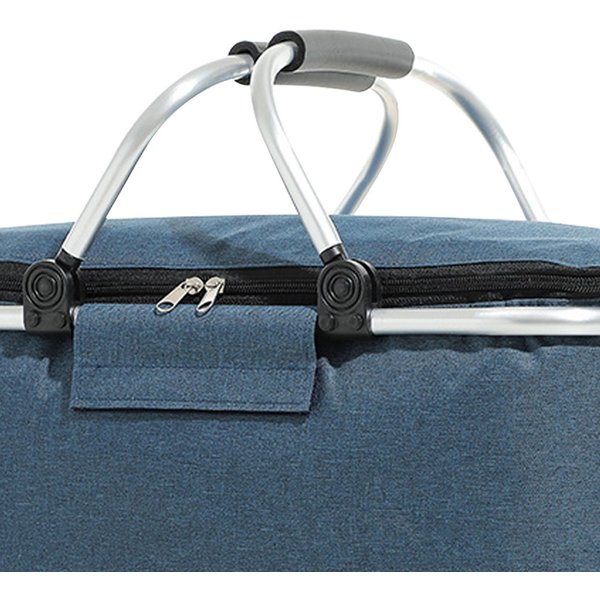 Bolsa De Picnic Cesta De Picnic Plegable Aislada Asa CóModa Bolsillos Para Hielo Bolsa Nevera Para Picnic-image