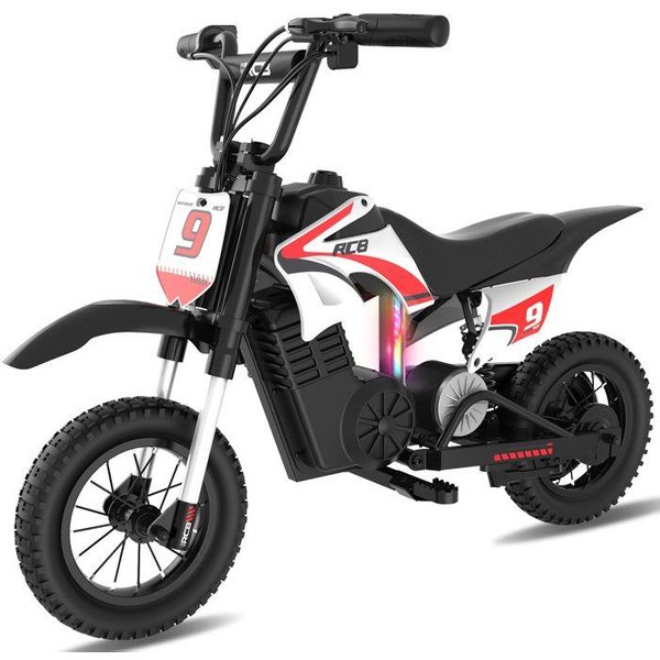 Elektryczny Motocykl Dla Dziecka - RCB - R9X PRO - Silnik 350W - Bateria 36V/5.2Ah - 3 PręDkośCi (10/15/25 Km/H) Czerwony-image