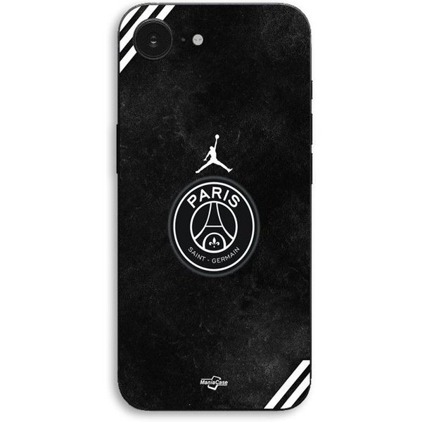 Funda Para Iphone 17E Psg Jordan Logo Negro Maniacase Negro-image
