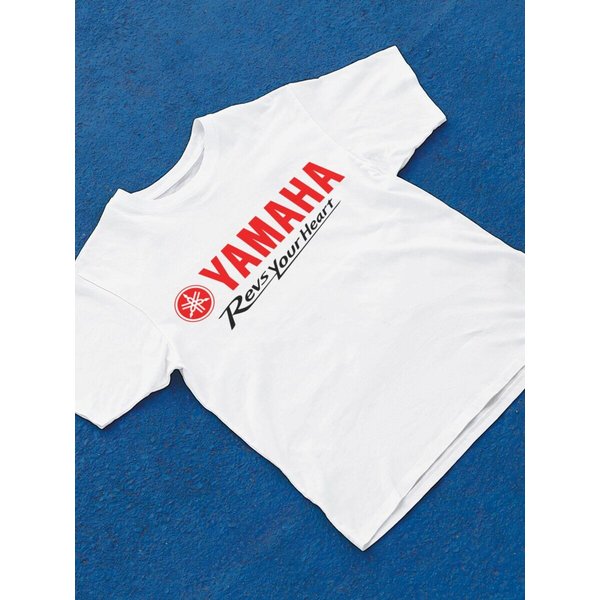 Camiseta GráFica Oversize Para Hombre De Yamaha - TOP Casual De Verano De Manga Corta Y Cuello Redondo L-image