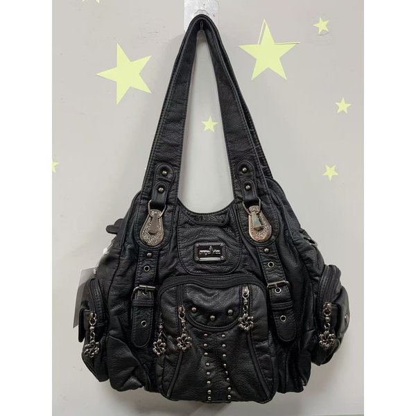 Angel Kiss Torebka Damska Modne Torebki Damskie Torby Na Ramię PU SkóRzana Torebka Damska AktóWka Torba Na Ramię Bolsa Feminina (30Cm-image