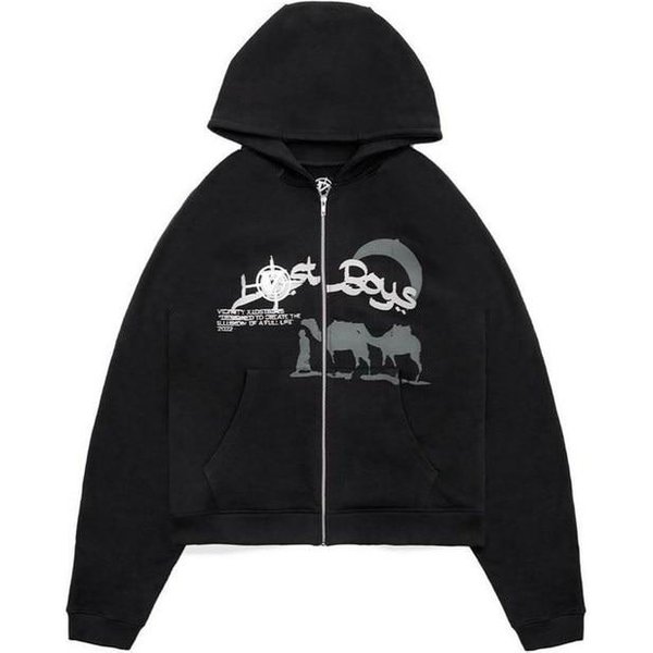 Rhinestone PajęCzyna Zip Up Bluza Oversize 2023 Jesień Goth Bluza Z Kapturem MężCzyźNi Kobiety Grunge Kurtka Z Kapturem Streetwear Y2K Odzież XXL Gray-image
