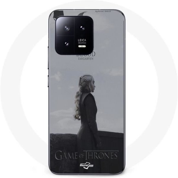 Funda - Maniacase - Xiaomi 13 - Juego De Tronos - Flexible - Gris/Negro Negro-image