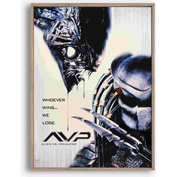Predator Killer Czarny Plakat Z Postacią Filmową Abstrakcyjny Obraz Na PłóTnie Obraz Dekoracyjny Do Domu Bezramowy 21Cm×30Cm Noframe Black-image