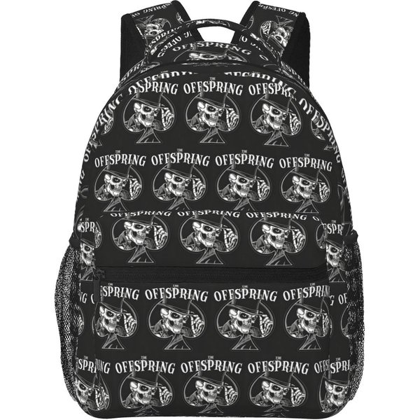 Zespół The Offspring AS Plecak Studencki Torba Szkolna Plecak Turystyczny PodróżNy Jednodniowy Dla ChłOpcóW DziewcząT Modna Torba Na KsiążKi Torby Na Ramię One Size-image