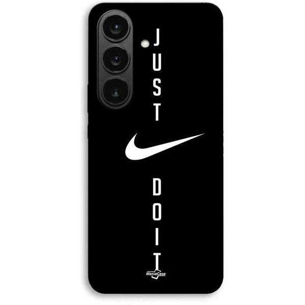 Etui Dla Samsung Galaxy S26 FE Logo Nike Just Do It Czarne TłO Maniacase Czarny-image