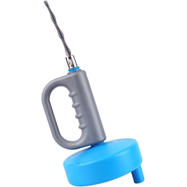 Herramienta De Dragado De Alcantarillas De Manivela Manual Desatascador De Inodoros Limpiador De TuberíAs Desatascador Para Cocina BañO Azul 5 5 Meter / 16.4Ft Azul-image