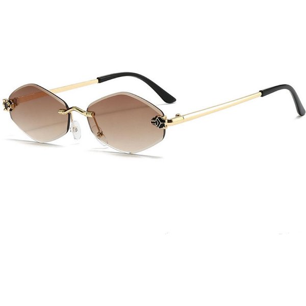 Okulary PrzeciwsłOneczne Bez Oprawek Dla Kobiet I MężCzyzn Modne Popularne Bezramkowe Okulary PrzeciwsłOneczne Retro Odcienie Moda Letnie PodróżE Okulary UV400-image