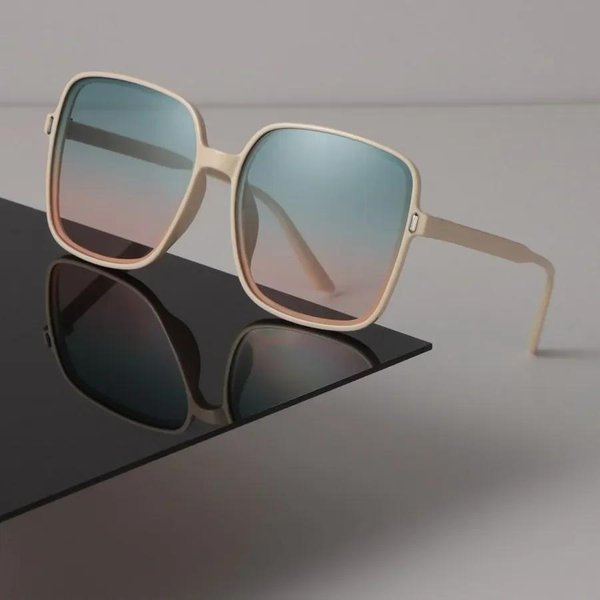 Gafas De Sol Cuadradas Retro Femenino Masculino Lujo DiseñAdor Espejo Gafas De Sol Femenino Masculino Colores Caramelo Gafas De Sol Viaje Calidad Premium Other Gray-image