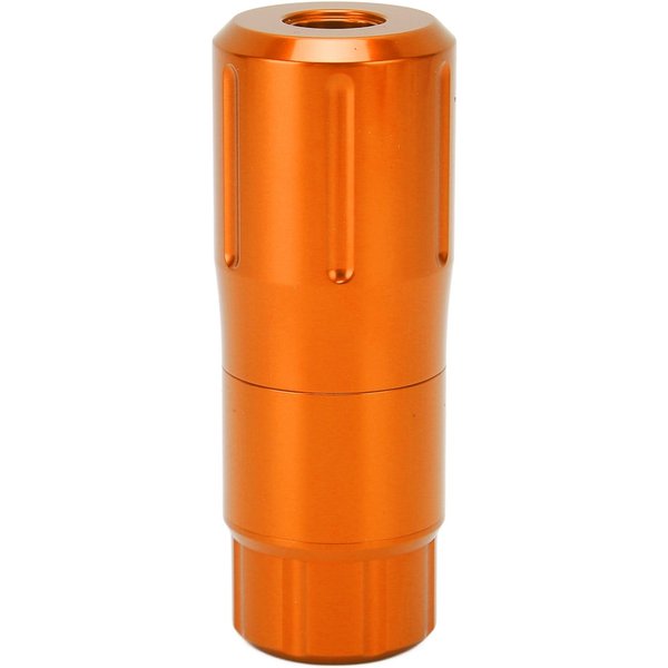 Rotacyjny Pen Do TatuażU Interfejs RCA Liner Shader Stop Aluminium KróTki Maszynka Do TatuażU Pen Z Klipsem PomarańCzowy-image