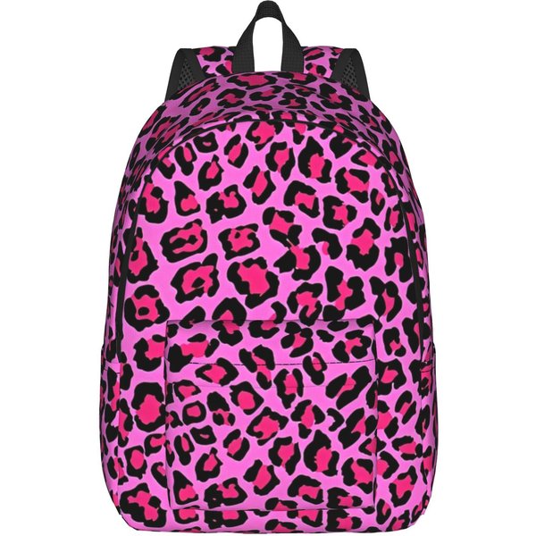 Mochila Verde Esmeralda Con Estampado De Leopardo Para Hombres Mujeres Estudiantes Adolescentes Senderismo Viajes Mochila De DíA Bolso De Hombro Para Universidad Deportes S-image