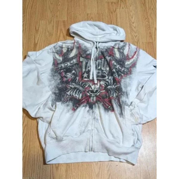 Y2K Street Nowa Moda Oversize Bluza Z Kapturem Z Nadrukiem Czaszki MęSka Harajuku Vintage Hip Hop Popularna Casual Sportowa Bluza Z Kapturem 3XL-image