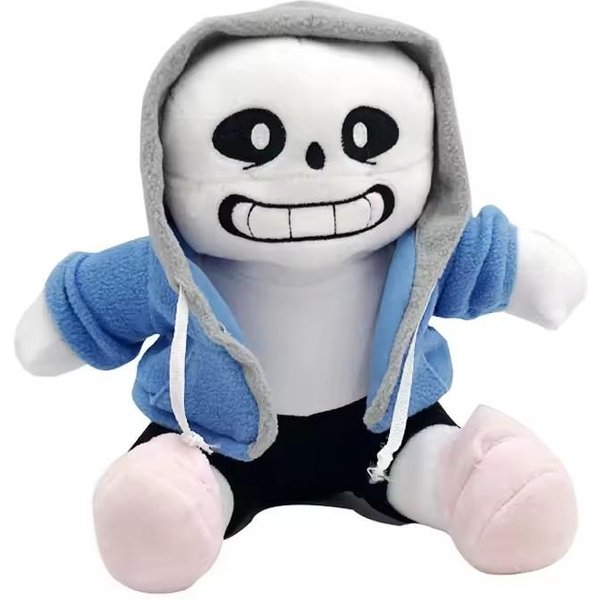 23Cm Pluszowa Zabawka Sans Undertale Gra Undertale Pluszowe Zabawki Sans MięKka Wypchana Lalka Peluche Zabawki Dla Dzieci Prezent Urodzinowy BożOnarodzeniowy Gray-image