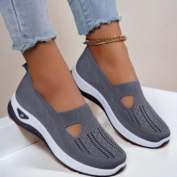 Moda 2025Damskie Sneakersy OddychająCe Wsuwane Buty Do Chodzenia Siateczkowe Niskie Damskie Buty Wulkanizowane MięKka Podeszwa Lekkie Damskie Buty 37-image