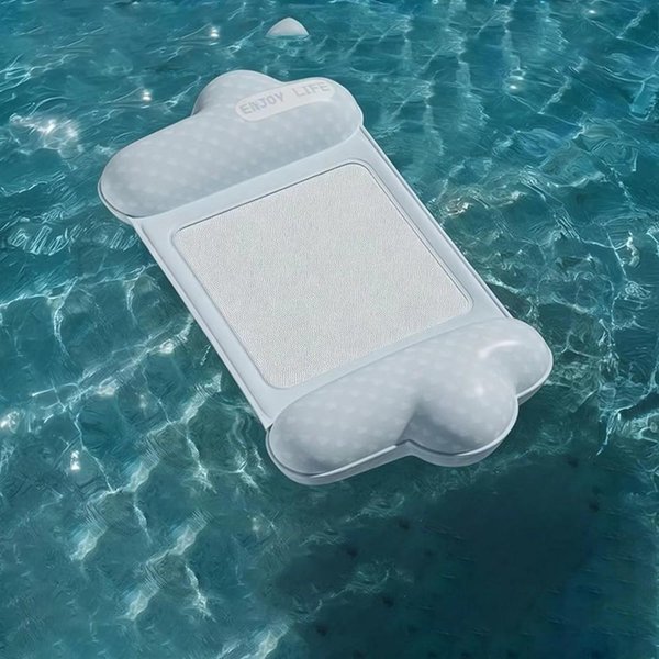 Hamaca De Agua Inflable Balsa Flotante Balsa Flotante Para Adultos Cama Flotante Para Nadar Tumbona Flotante Duradera Para Piscina 07-image